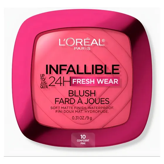 L'oréal | Infallible 24h Fresh Wear Soft Matte Blush Tono del maquillaje 10 Confident pink