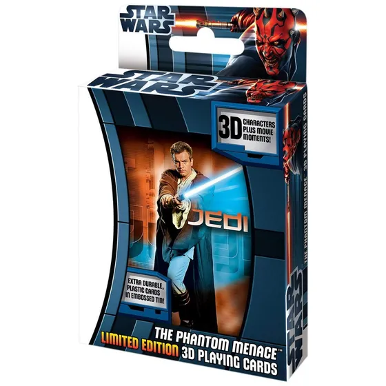 Cartas De Poker 3d Con Personajes De Star Wars Episodio 1
