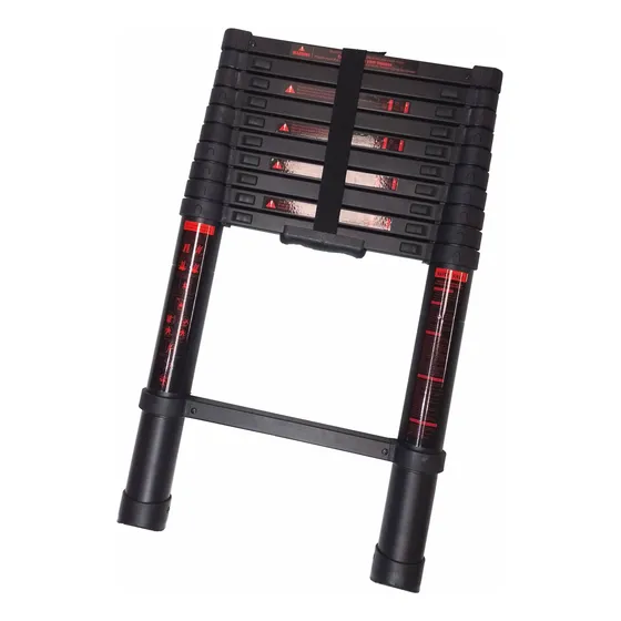 Escalera Telescópica Negra Recta 3.2m Incluye Regalo