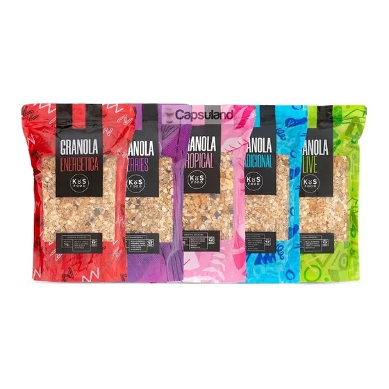 3kg Granola Kos A Eleccion! Avena Nuez Mani Almendras Pasas 