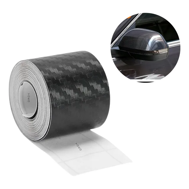 Cinta Fibra De Carbono Rollo Vinilo 3d Para Carro 5cmx10mt