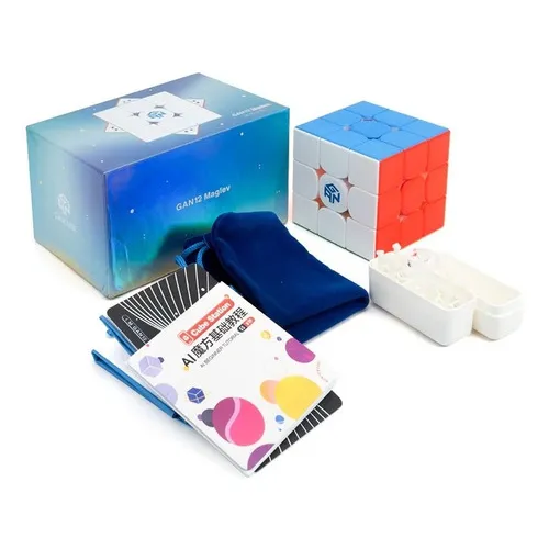 3x3x3 Gan 12 Maglev UV Cubo Profesional Magnético Color De La Estructura Stickerless