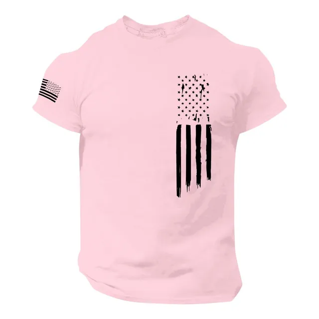 Camiseta Manga Larga Para Hombre Grafico Dia Talla Corta