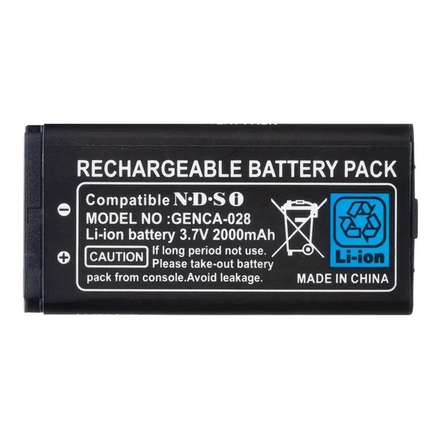 Batería Recargable Para Nintendo Dsi, 2000mah