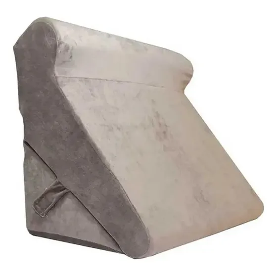 Almohadon Triangular Neorelax 7 Posiciones En 1 Funda Color Gris Oscuro