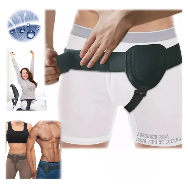 Faja Cinturon Hernia Inguinal Soporte Ajustable Hombre