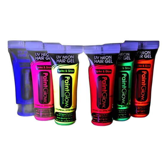 Dada®6 Color Pintura Flúor 25ml C/u Fiesta Neón Pinta Cuerpo