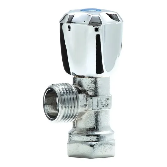 Llave Arresto 1/2x1/2 Pulgada Bronce Cromada Bm  