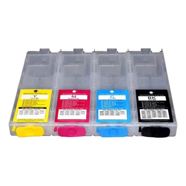 Kit 4 Cartuchos Y Tintas Para Epson C5310 C5390 C5890 C5810
