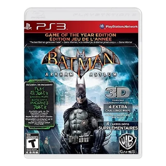 Batman Arkham Asylum - Mídia Física Ps3