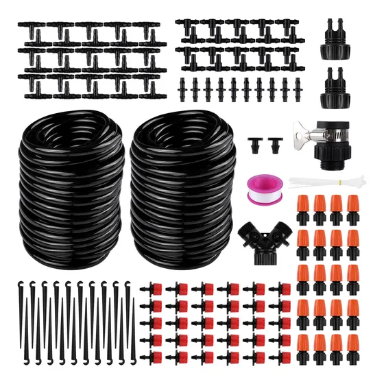 Kits Riego Goteo 98 Pie 98.4 Ft Sistema Bricolaje Boquilla