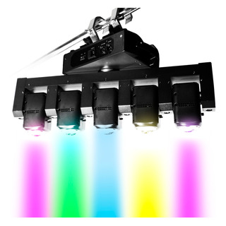 Moving Led 5 Head Rgbw Ămbar Strobo Multi Direcional Moving Led 5 Head Rgbw Ămbar Strobo Multi Direcional