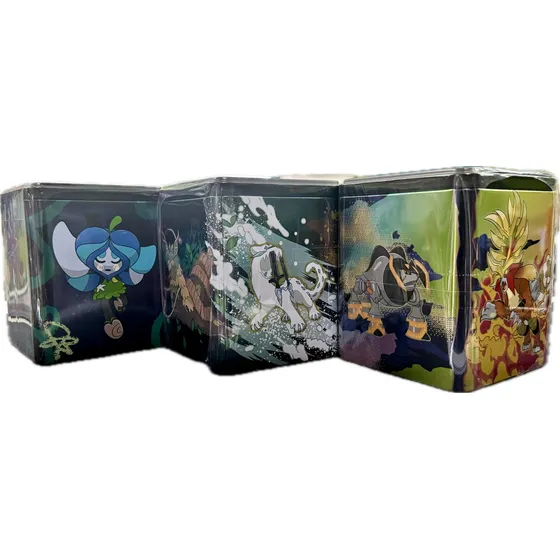 Stacking Tin Q1 2025 Pokemon Tcg Tercia Ingles/español Idioma Inglés Chen-pao Flamariete Ogerpon