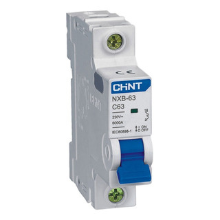 Interruptor Termomagnético Nxb 6ka P/ Riel Din 1 Polo Chint Interruptor Termomagnético Nxb 6ka P/ Riel Din 1 Polo Chint