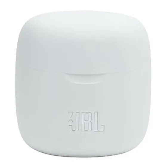Auricular in-ear gamer inalámbrico JBL Tune 225TWS JBLT225TWSWHTAM white con luz LED