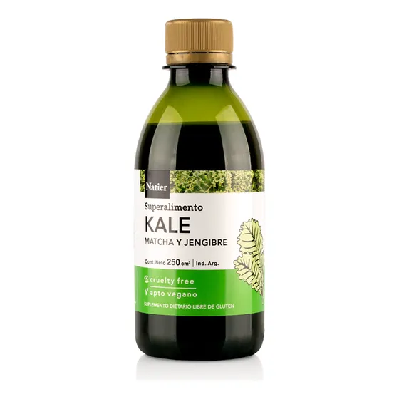 Jugo De Kale + Matcha + Jengibre Natier X 250 Cm3
