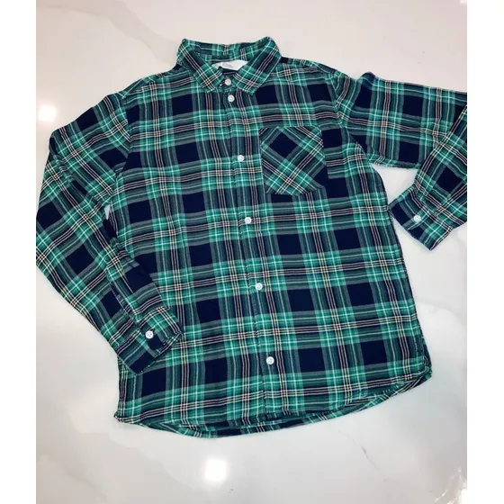 Camisa Manga Larga Para Niños, Talla 3/4
