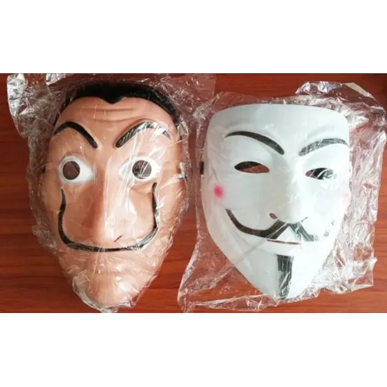 Mascara La Casa De Papel Y V De Venganza Anonymous Ofertas