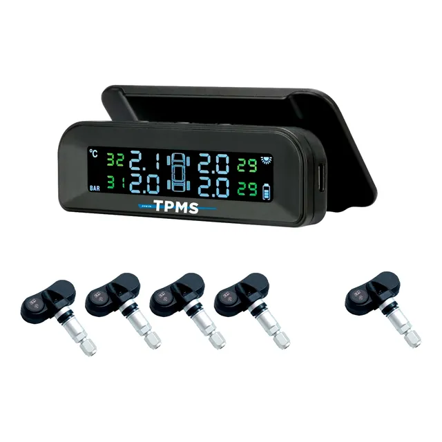 Tpms Medidor Presión Camioneta 4x4 Sensor Interno + Auxilio