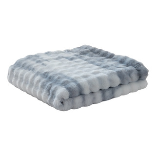 Manta De Peluche De Piel De Conejo De Color Liso Cálida Manta De Peluche De Piel De Conejo De Color Liso Cálida