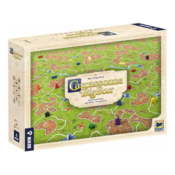 Hans im Glück Carcassonne Plus Big Box juego de Mesa en Español