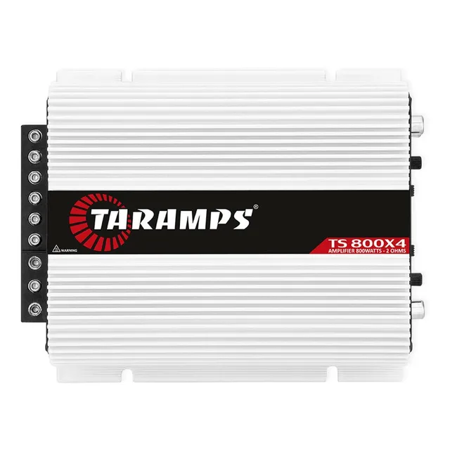 Modulo Taramps Ts800x4 800w 2 Ohms Rca Ts 800x4 4 Canais 200w Amplificador 800rms Ts800 4 Canal Força 800w Ts800x4 Potencia Taramps Som Para Carro Moto Caminhonete Automotivo