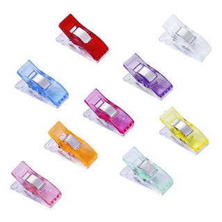 50 Clips C/cubo Accesorios Costura Quilting Binding Craft 50 Clips C/cubo Accesorios Costura Quilting Binding Craft