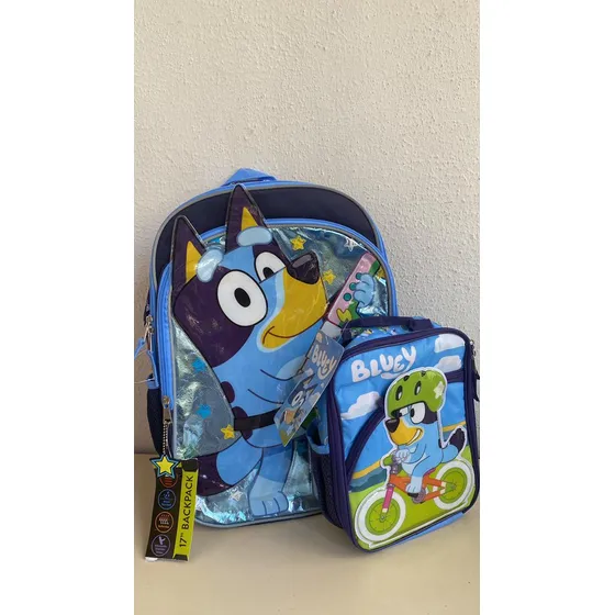 Set Bluey Morral Y Lonchera Original Tienda Física