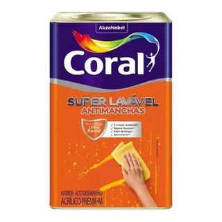 Tinta AcrĂlica Super LavĂĄvel Eggshell Branco 18l Coral Tinta AcrĂlica Super LavĂĄvel Eggshell Branco 18l Coral