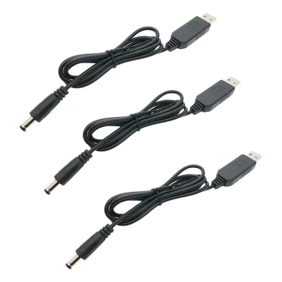 Cable Convertidor 2 En 1 Usb 5v A Dc 9v Y 12v Modem Router
