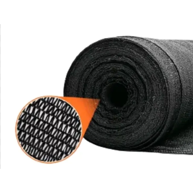 Malla Polisombra Rafia Raschel 80% Negro 