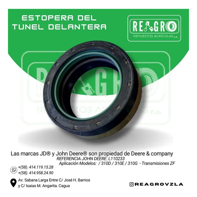 Estopera Del Túnel Td John Deere L110233