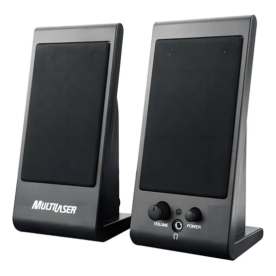 Caixa De Som Multilaser Sp009 3w Flat Usb Pc Note Nova