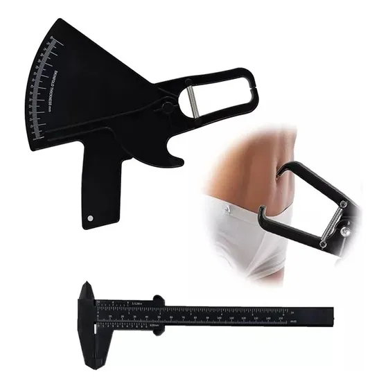Juego De Calibradores Dabeh Para Medición De Grasa Corporal, Incluye Caliper De Grasa Y Vernier, Permite Medir De Manera Precisa El Imc, Grosor De Pliegues Cutáneos Y Pérdida De Peso