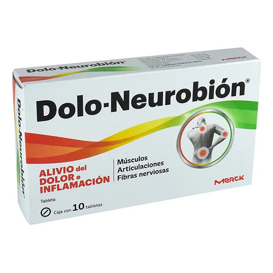 Dolo Neurobion 50mg Caja Con 10 Tabletas