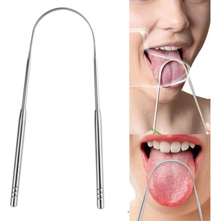 Limpiador Lengua Lingual Cobre Gran Calidad Limpieza Bucal Limpiador Lengua Lingual Cobre Gran Calidad Limpieza Bucal