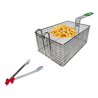 1 Canastilla Escurridora Con Asa Para Freir Papas Alitas 1 Canastilla Escurridora Con Asa Para Freir Papas Alitas