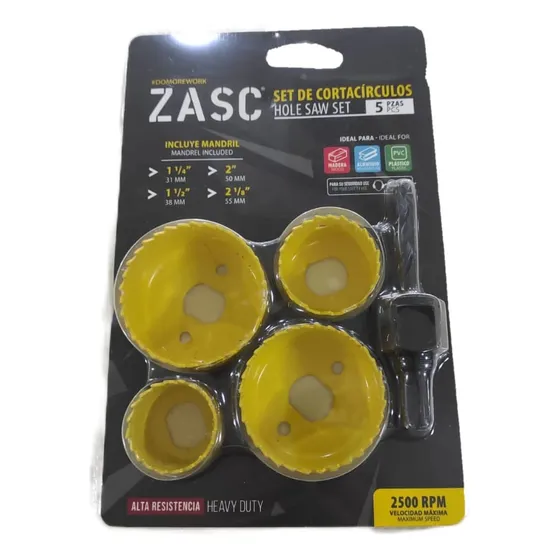 Set De Sierra Copa (madera, Aluminio, Plástico) 5 Pcs Zasc