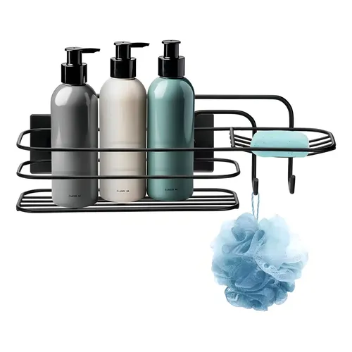 Zx Kit 2 Floating Corner Bathroom Organizer And Soap Dish
