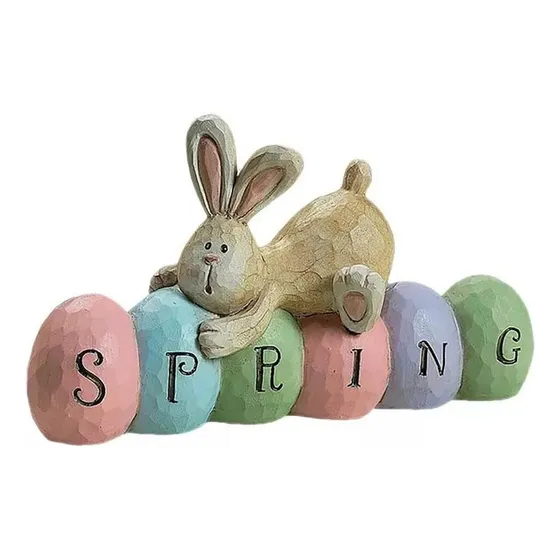 Para Adornos De Conejo Con Forma De Huevo De Pascua,gh
