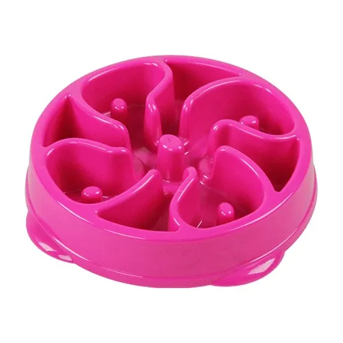 Pawise Comedero Lento Antiglotones Plastico Flor Large