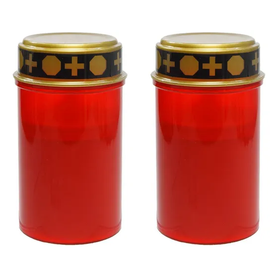 Mz G 2 Velas Solares Para Sepultura Com Iluminação
