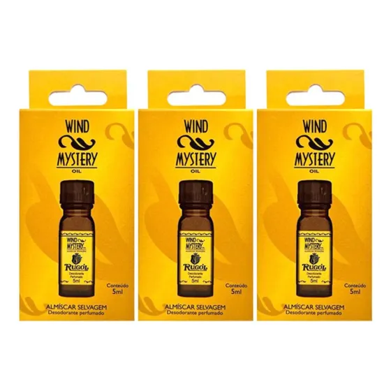 Almiscar Selvagem Wind Mystery Óleo Perfumado 5ml - 3 Unid Volume Da Unidade 5 Ml