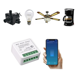 Smart Mini Switch Wifi Apagador Inteligente 16a Alexa Google Smart Mini Switch Wifi Apagador Inteligente 16a Alexa Google