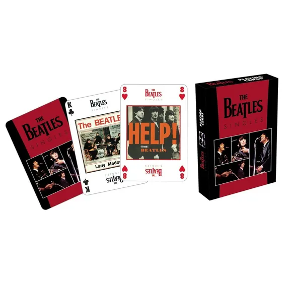 Cartas Coleccionables De Poker Con Portadas De Los Beatles