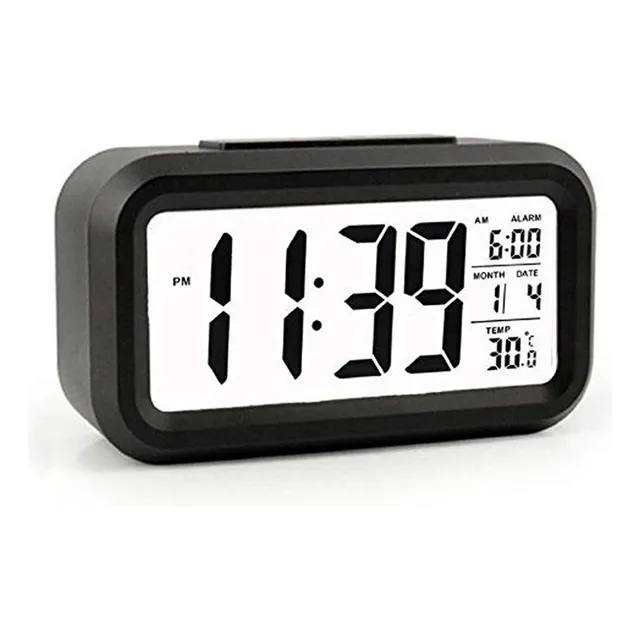 Reloj Despertador Digital Bateria Larga Duracion Funcion Luz