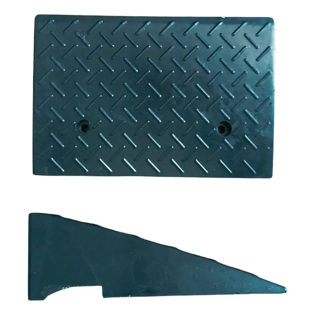 Pack 2 Rampas De Goma Para Autos Vehículos Para Cunetas