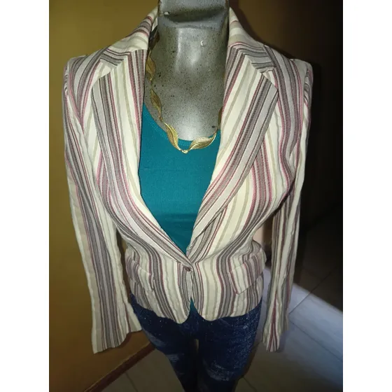 Elegante Blaizer Marca Zara De Vestir De Dama Talla M.