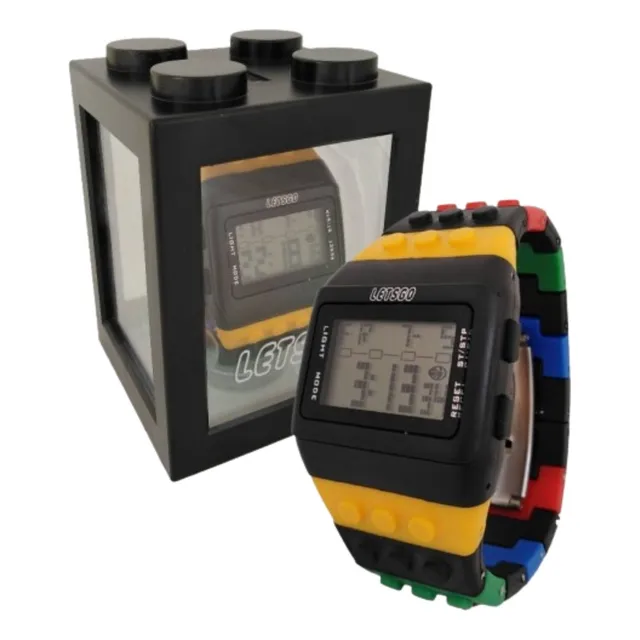 Reloj Lego Con Estuche Alcancia Unisex