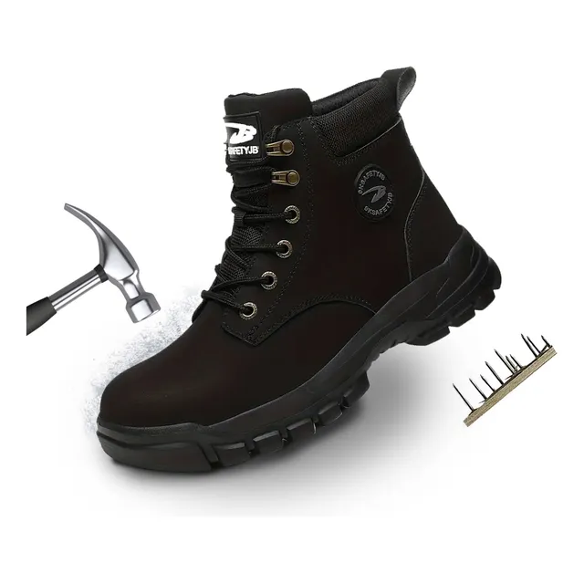 Botas De Seguridad Industrial Botines Ligero Hombre Trabajo